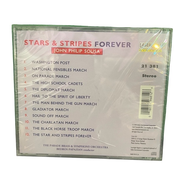 John Philip Sousa CD The Stars and Stripes Forever sealed in original packaging - Picture 2 of 2